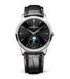 JAEGER-LECOULTRE JAEGER-LECOULTRE STAINLESS STEEL MASTER ULTRA THIN MOON WATCH 39MM
