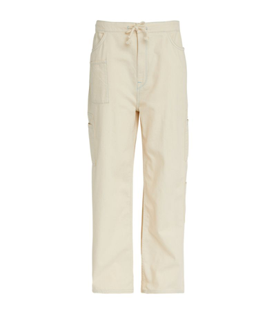 Triarchy Ms. Madge Cargo Jeans In Ivory
