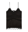 THE KOOPLES LACE-DETAIL CAMI TOP