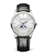 JAEGER-LECOULTRE JAEGER-LECOULTRE STAINLESS STEEL MASTER ULTRA THIN MOON WATCH 39MM