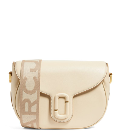 Marc Jacobs Leather Saddle Cross-body Bag In White