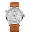 JAEGER-LECOULTRE JAEGER-LECOULTRE STAINLESS STEEL MASTER CONTROL GEOGRAPHIC WATCH 40MM