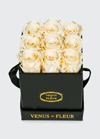 Venus Et Fleur Classic Mini Square Rose Box In Rose Gold