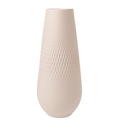 Villeroy & Boch Porcelain Manufacture Collier Vase (26cm) In Multi