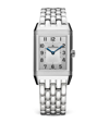 JAEGER-LECOULTRE JAEGER-LECOULTRE STAINLESS STEEL AND DIAMOND REVERSO CLASSIC DUETTO WATCH 24.4MM