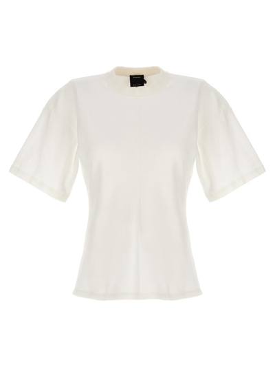 Proenza Schouler Short-sleeve Fitted-waist T-shirt In Blanco