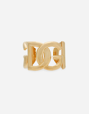 Dolce & Gabbana Rigid Bracelet With Dg Logo In Gold