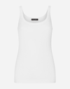 Dolce & Gabbana Man Tank Top White Size 38 Cotton In White
