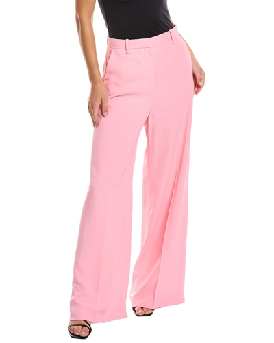 Hugo Boss Tapito Soft Pink Wide-leg Pleated Pant
