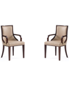Manhattan Comfort Set Of 2 Grand Dining Armchairs