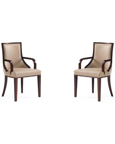 Manhattan Comfort Set Of 2 Grand Dining Armchairs