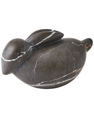 Global Views Decorative Bunny In Grey