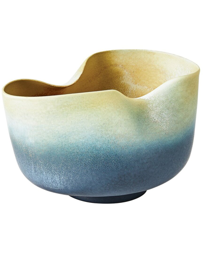 Global Views Indent Bowl In Grey