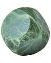 Global Views Square Alabaster Object In Green