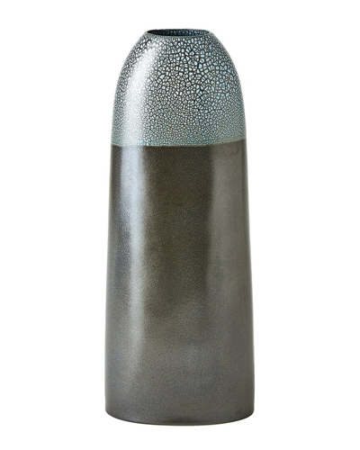 Global Views Large Terra Vase In Blue
