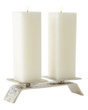 GLOBAL VIEWS GLOBAL VIEWS DOUBLE TORCH CANDLEHOLDER