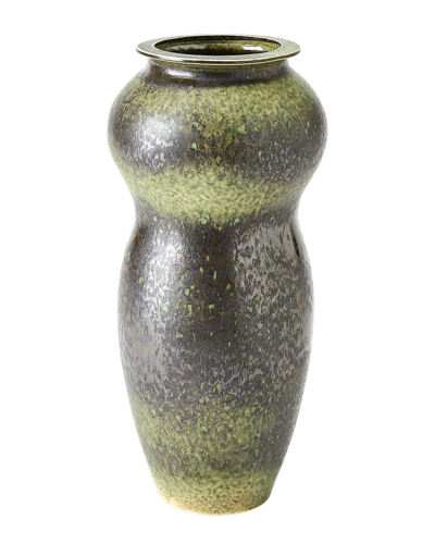 Global Views Curve Sorrento Vase In Green