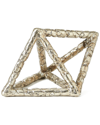 Global Views Forged Triangular Bipyramid In Silver
