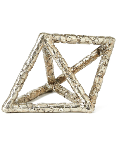 Global Views Forged Triangular Bipyramid In Silver