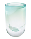 Global Views Bubble Cylinder Vase - Small In Green