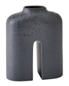 Global Views Medium Guardian Vase In Black
