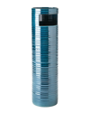 Global Views Large Cut Out Vase In Blue