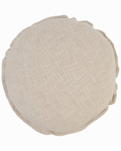 Lr Home Solid Birch Round Throw Pillow