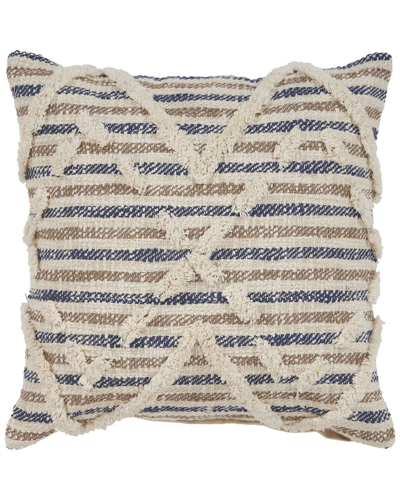 Lr Home Contemporary Textured Stripe Throw Pillow