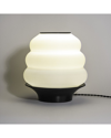 Jonathan Y Honey Pot 12in 3d-printed Dimmable Led Table Lamp In White/black
