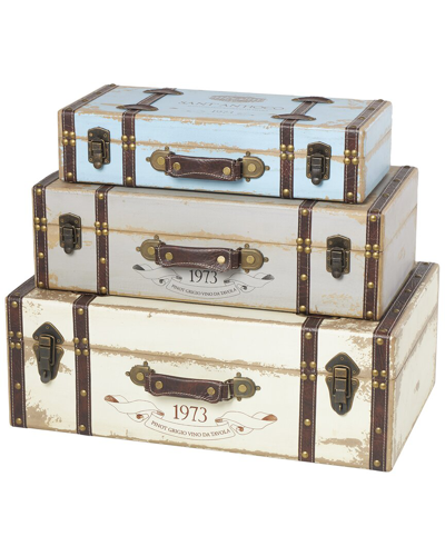 Peyton Lane Set Of 3 Nesting Trunks