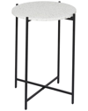 Peyton Lane Terrazzo Accent Table With Marble Top
