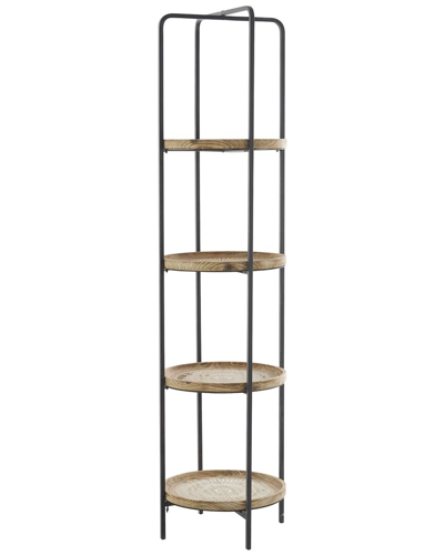 Peyton Lane 4-shelf Shelving Unit In Blue
