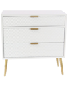 Peyton Lane Geometric Cabinet