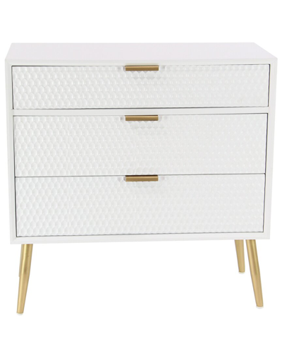 Peyton Lane Geometric Cabinet
