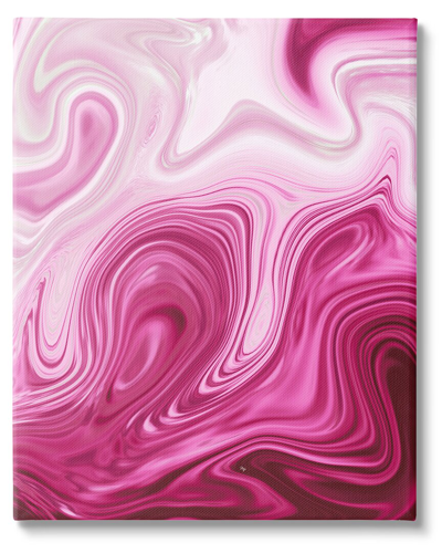 Stupell Pink Marble Abstract Swirls Canvas Wall Art By Martina Pavlova