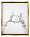 Stupell Tres Chic Heart Glam Perfume Framed Floater Canvas Wall Art By Leah Straatsma