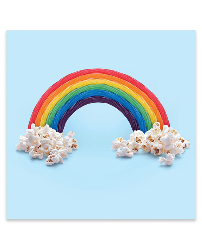 Icanvas Rainbow Candy Print On Acrylic Glass By Paul Fuentes
