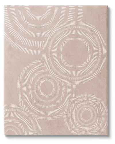 Stupell Boho Circles Beige Pattern Canvas Wall Art By Jj Design House Llc