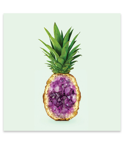 Icanvas Pineapple Quartz Print On Acrylic Glass By Paul Fuentes