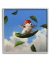 Stupell Bird Leaf Surfing Windy Sky Framed Giclee Wall Art By Lucia Heffernan