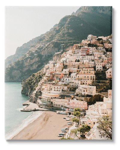 Stupell Cinque Terre Coastal Town Scenery Canvas Wall Art By Krista Broadway