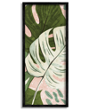 Stupell Tropical Monstera Leaf Shapes Framed Giclee Wall Art By Ziwei Li