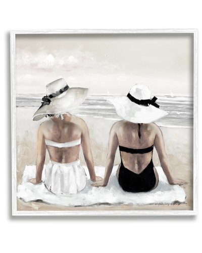 Stupell Beach Friends Ocean Shore Framed Giclee Wall Art By E. Anthony Orme