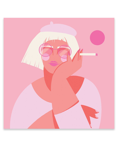 Icanvas Paris Vibes Print On Acrylic Glass By Olga Masevich