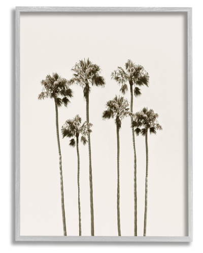 Stupell Tall Palm Trees Looming Framed Giclee Wall Art By Natalie Carpentieri