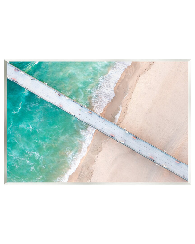Stupell Aerial Ocean Beach Bridge Wall Plaque Wall Art By Jeff Poe