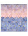 Icanvas Rose Quartz & Serenity Cubes Print On Acrylic Glass By Elisabeth Fredriksson