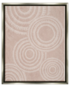 Stupell Boho Circles Beige Pattern Framed Floater Canvas Wall Art By Jj Design House Llc