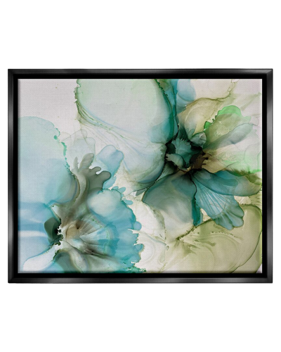Stupell Abstract Flower Petals Blooming Framed Floater Canvas Wall Art By Emma Catherine Debs