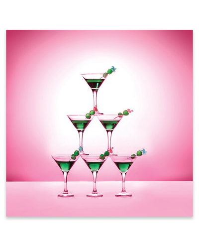 Icanvas Happy Hour Mountain Print On Acrylic Glass By Pepino De Mar
